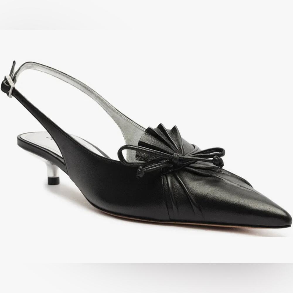 NWT SCHUTZ Schutz Women's Zane Nappa Leather Kitten Heel Pumps 6.5B